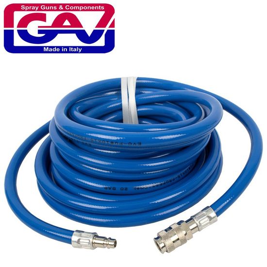 GAV Pol High Pressure Hose 10mm Id X14.5mm Od 10m Kit Blue